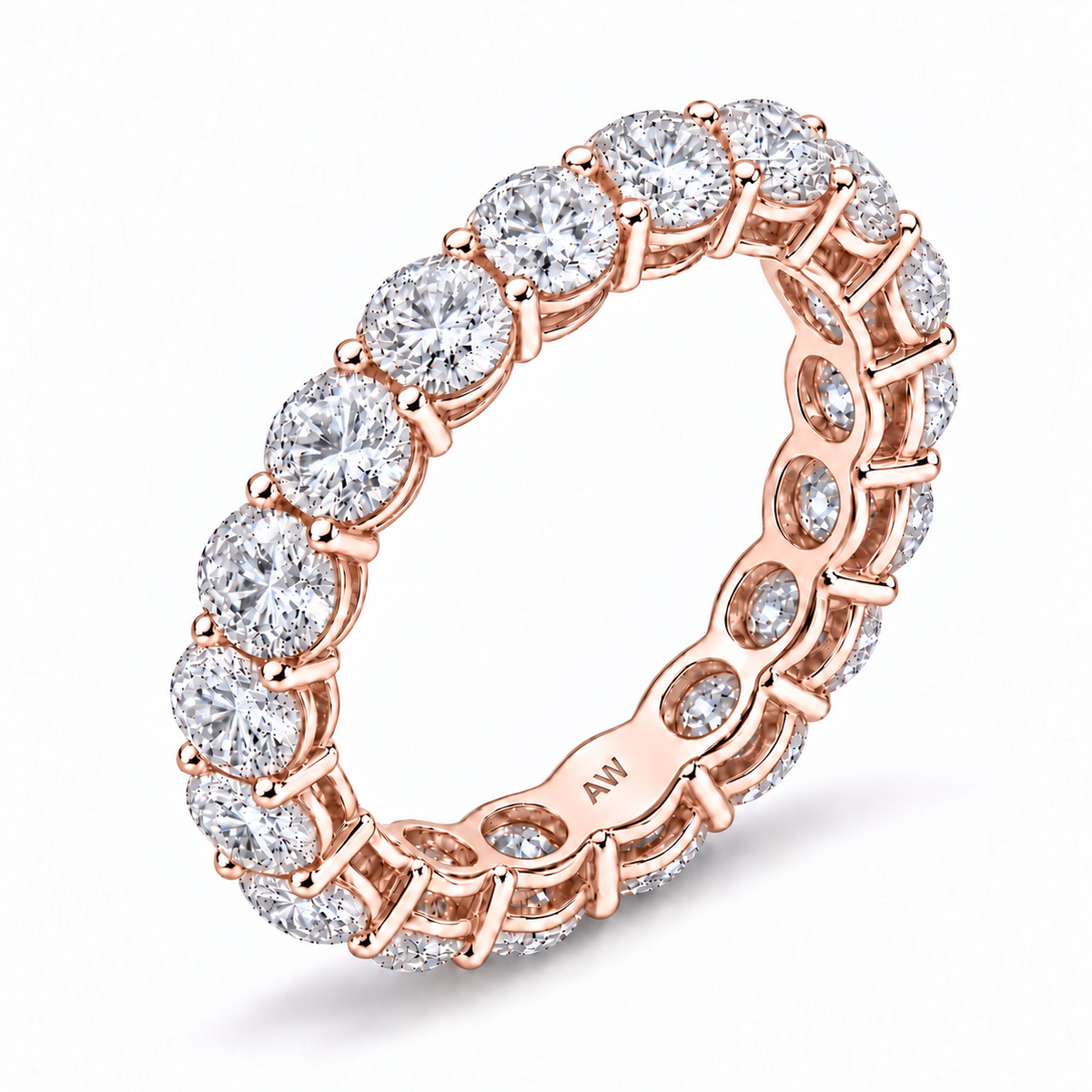 Medium Round Diamond Eternity Band