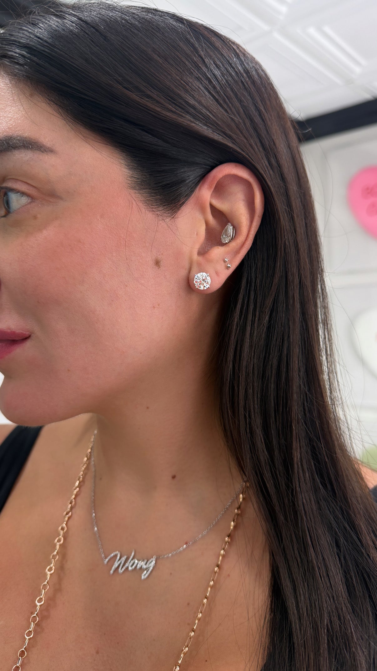 4.56ct Lab Diamond Studs