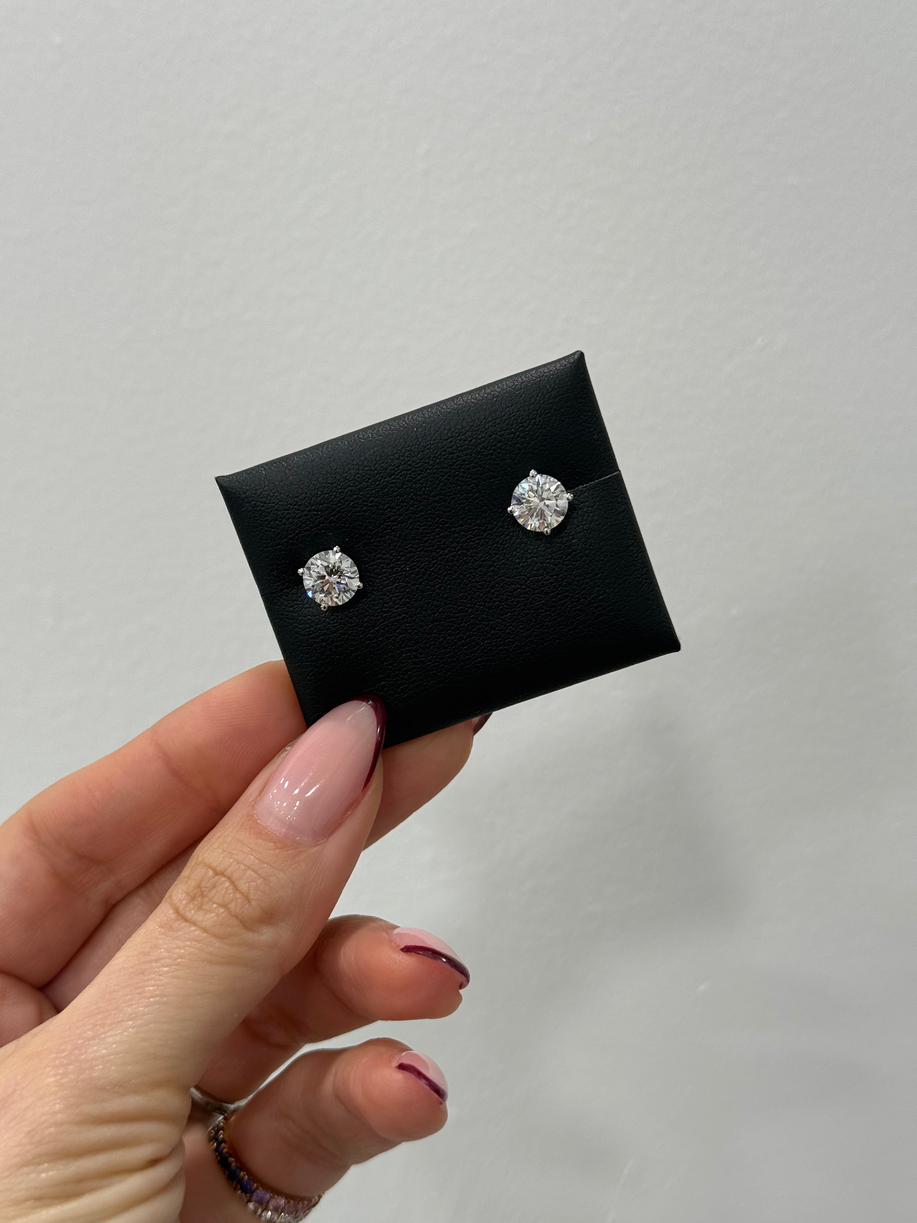 3.02ct Lab Diamond Studs