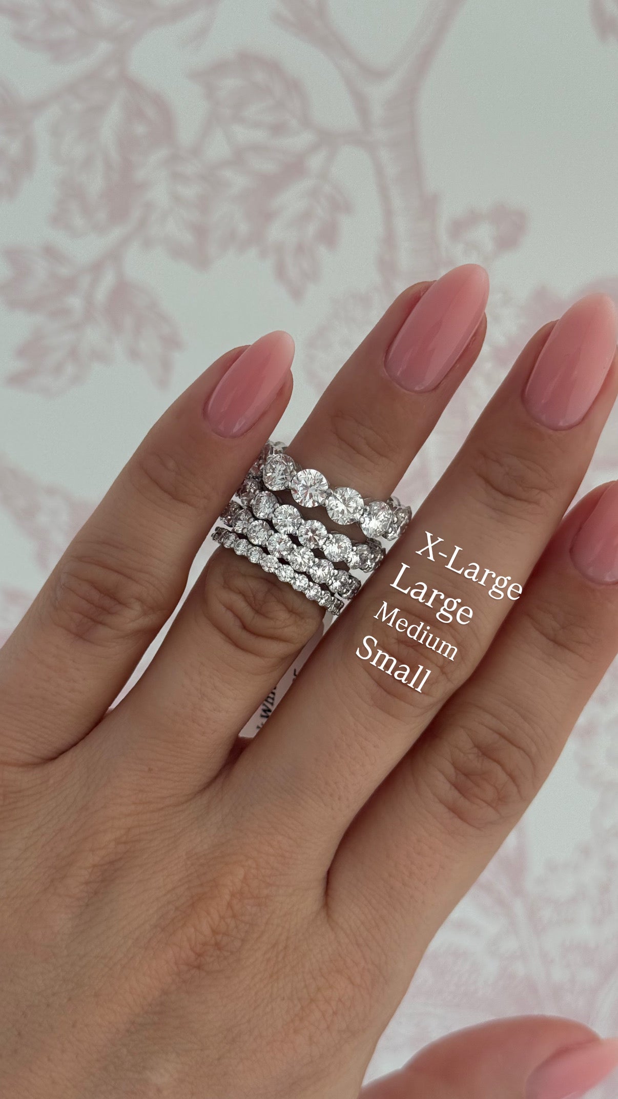 XL Round Diamond Eternity Band