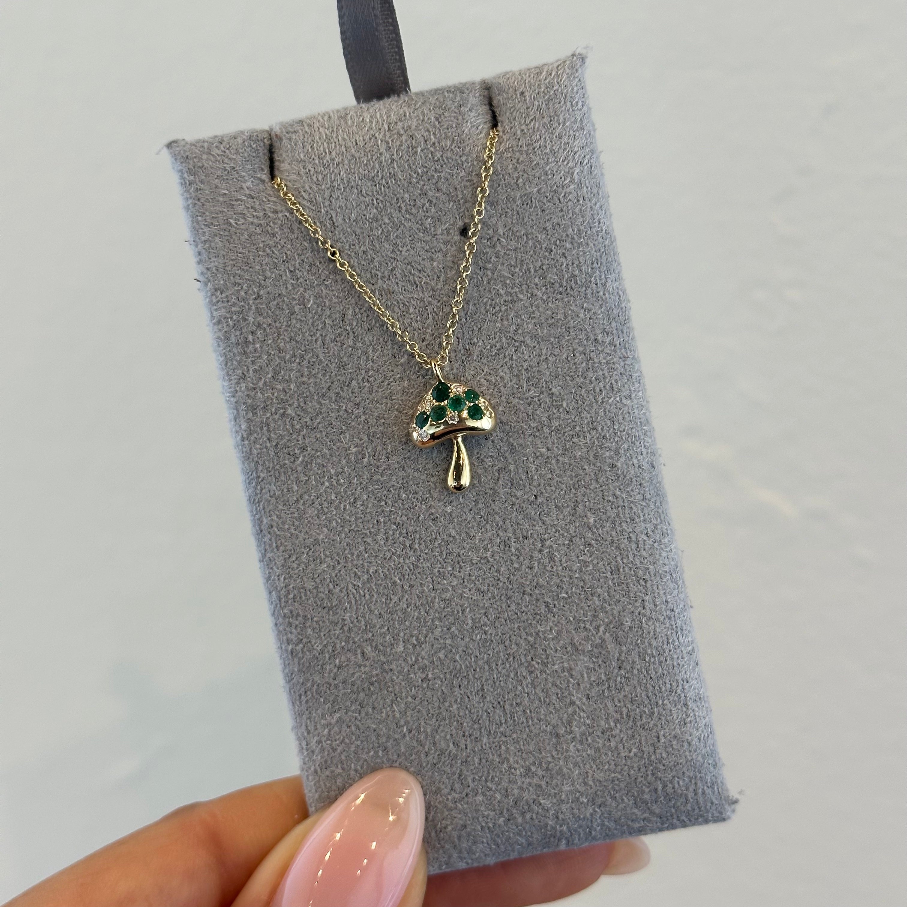 Small Mushroom Necklace