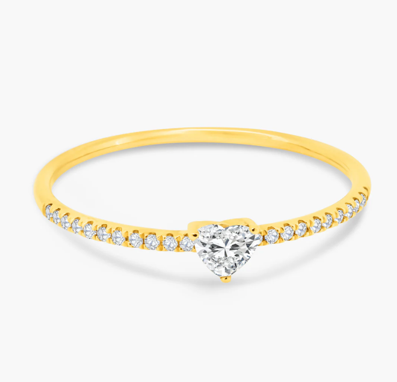 Fancy Cut + Pavé Band Ring