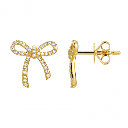 Large Bow Stud