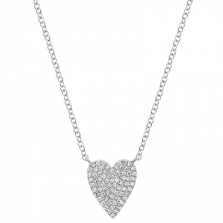 Pavé Heart Necklace