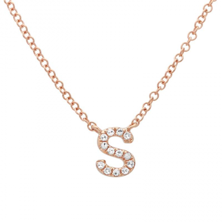 Lowercase Mini Initial Necklace