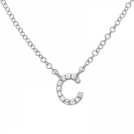 Lowercase Mini Initial Necklace