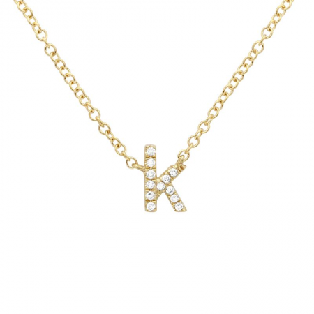 Lowercase Mini Initial Necklace