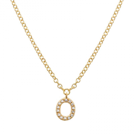 Lowercase Mini Initial Necklace