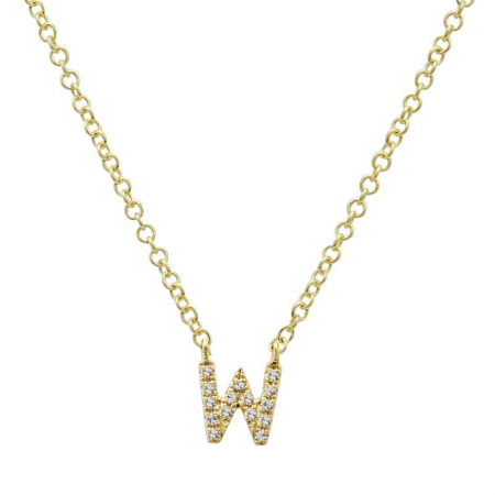 Lowercase Mini Initial Necklace