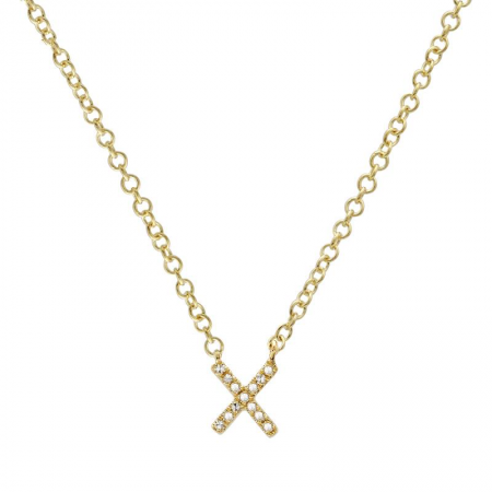 Lowercase Mini Initial Necklace