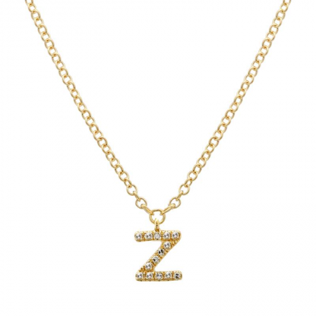 Lowercase Mini Initial Necklace