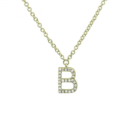 Mini Capital Initial Necklace