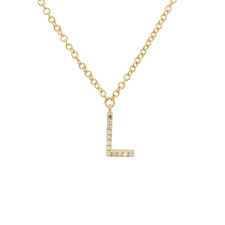 Mini Capital Initial Necklace