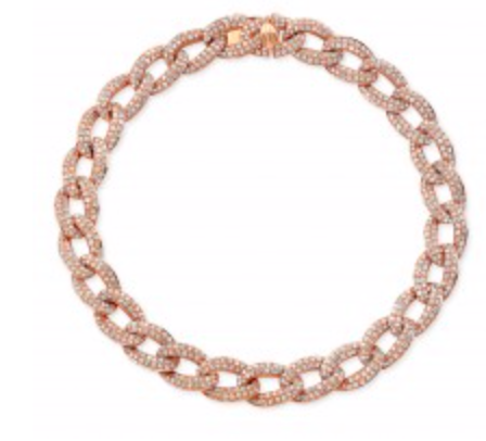 Medium Pavé Link Bracelet