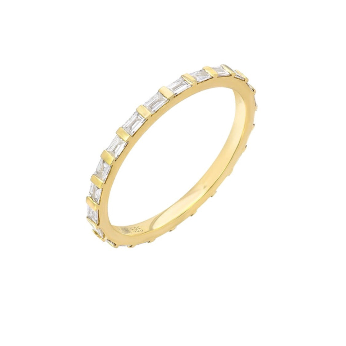 Baguette Eternity Band (east to west)