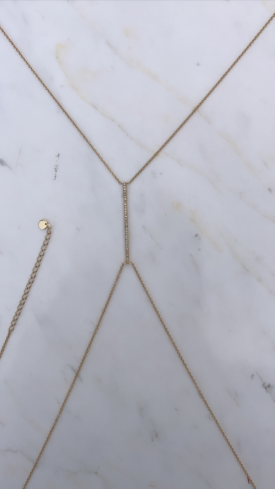 Pavé Bar Body Chain