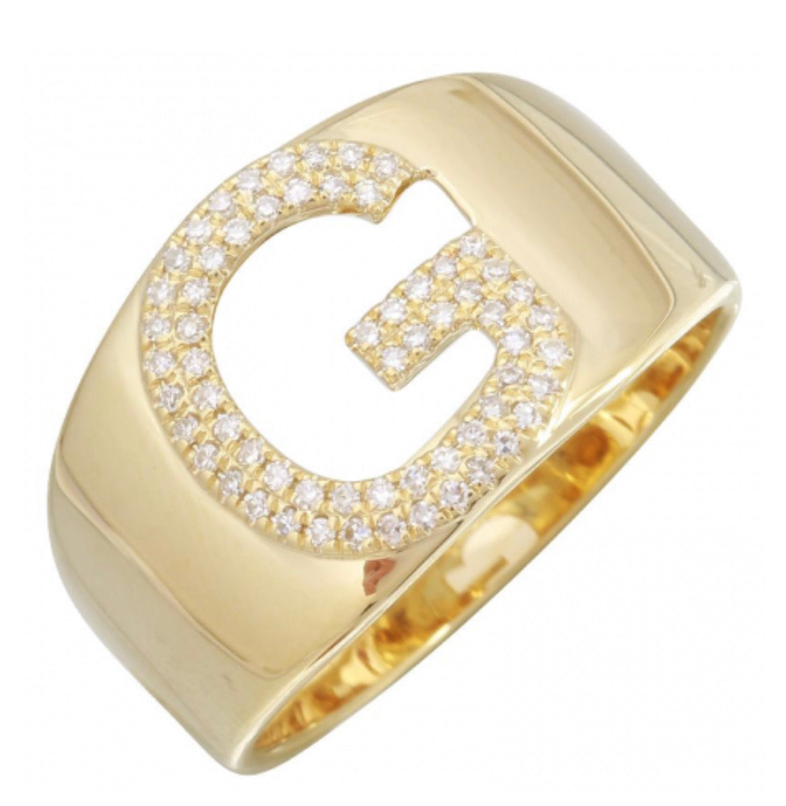 Initial Cigar Ring