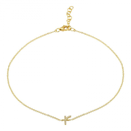 Lowercase Initial Anklet