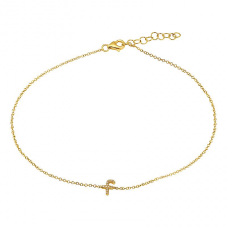 Lowercase Initial Anklet