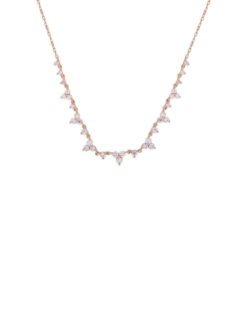 18k Gold Medium Adjustable Trio Necklace