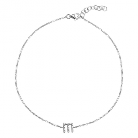 Lowercase Initial Anklet