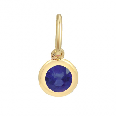 Mini Gemstone Bezel Charm