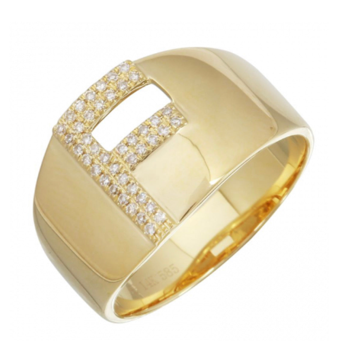 Initial Cigar Ring
