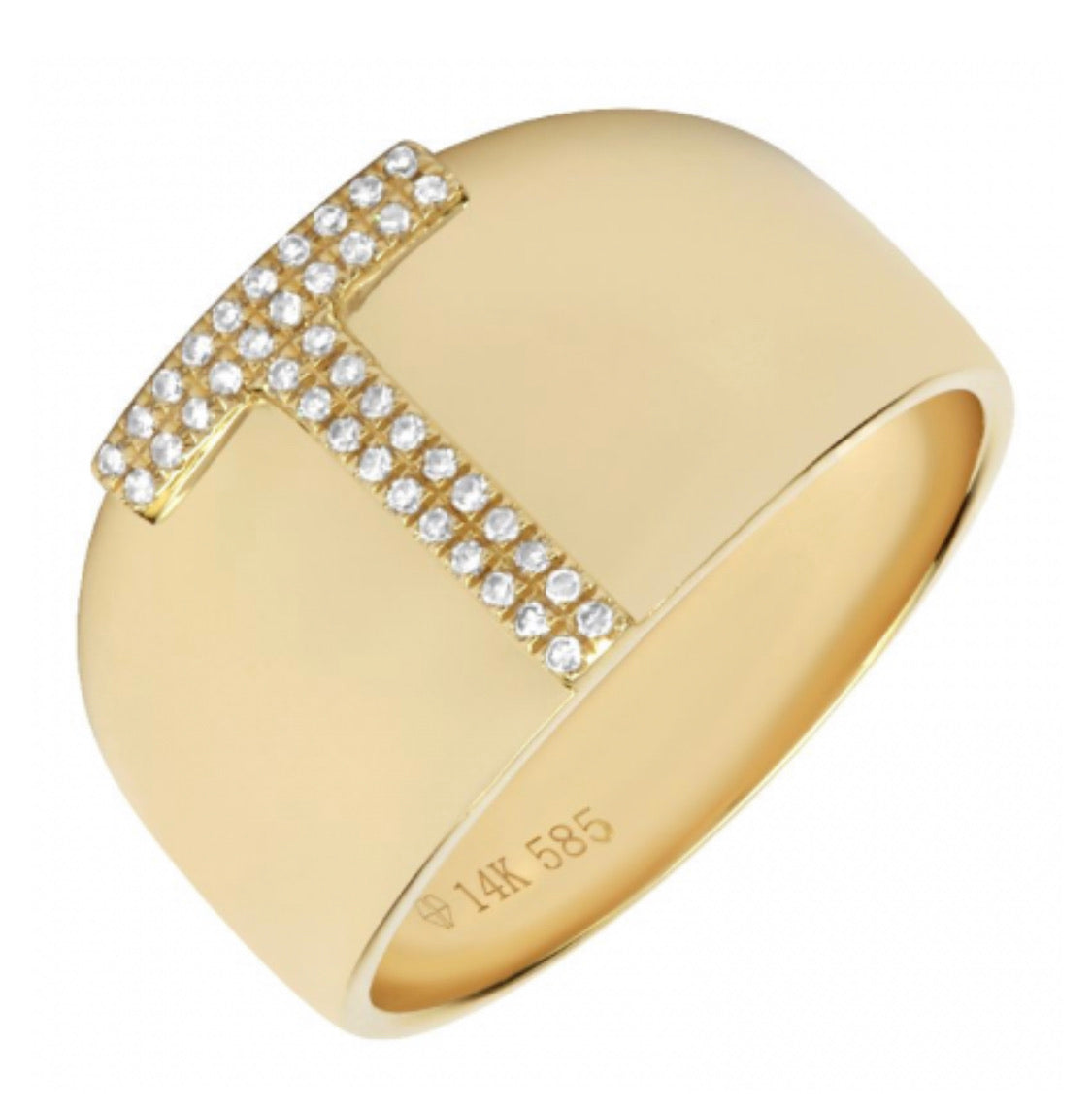 Initial Cigar Ring
