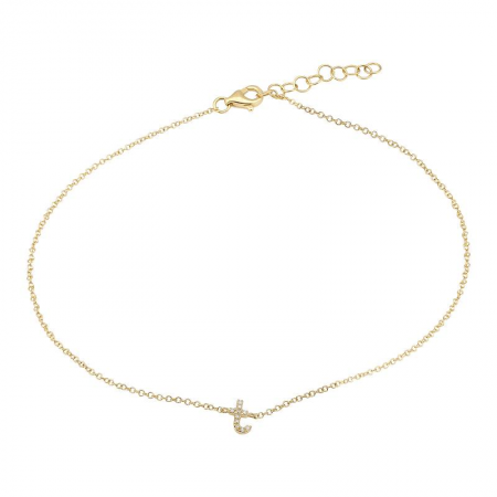 Lowercase Initial Anklet