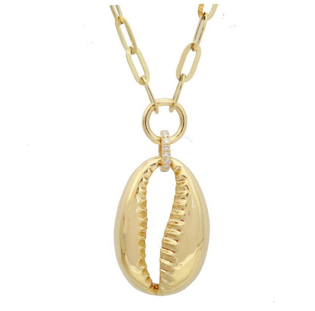 Gold Seashell Necklace