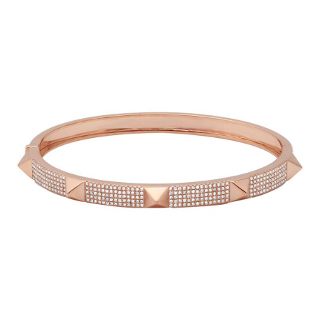 Thick 5mm Pyramid Bangle