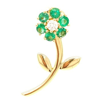 18k Gold Divine Flower Earring