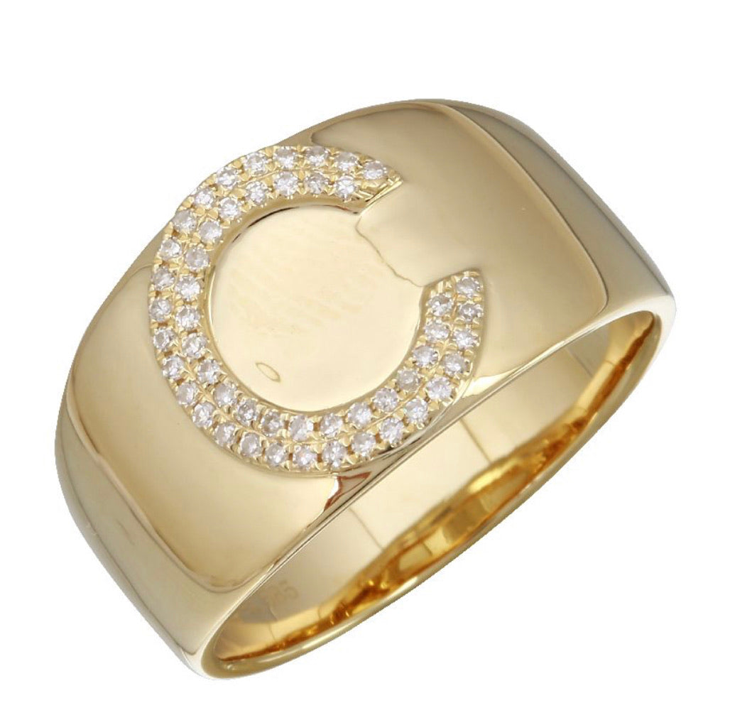 Initial Cigar Ring