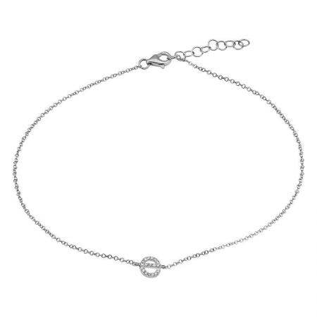 Lowercase Initial Anklet