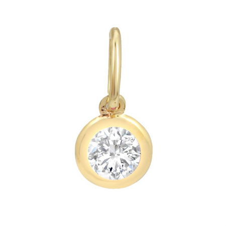 Mini Diamond Bezel Charm