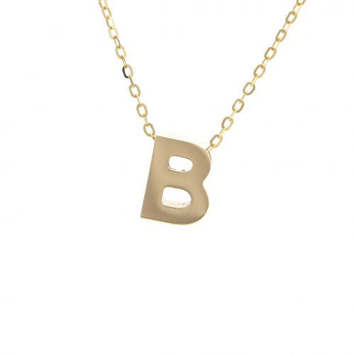 Chunky 8mm Initial Necklace
