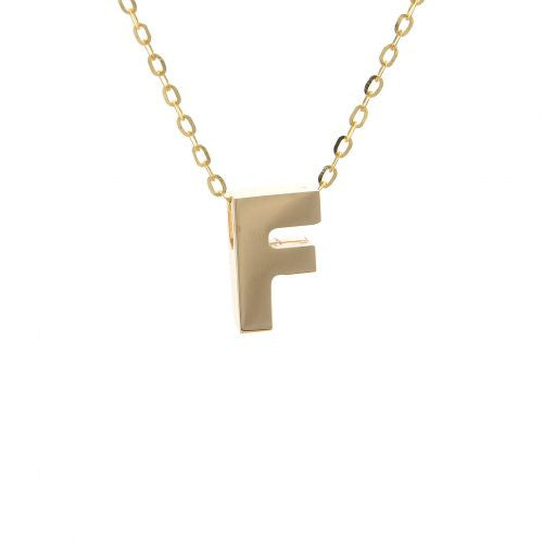 Chunky 8mm Initial Necklace