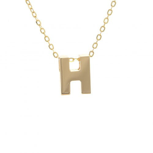 Chunky 8mm Initial Necklace