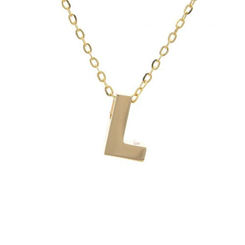Chunky 8mm Initial Necklace
