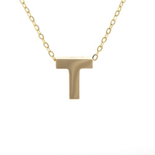 Chunky 8mm Initial Necklace