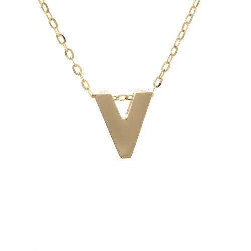 Chunky 8mm Initial Necklace