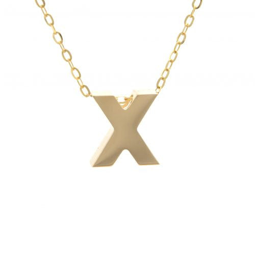 Chunky 8mm Initial Necklace