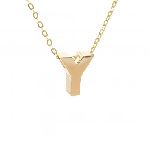 Chunky 8mm Initial Necklace