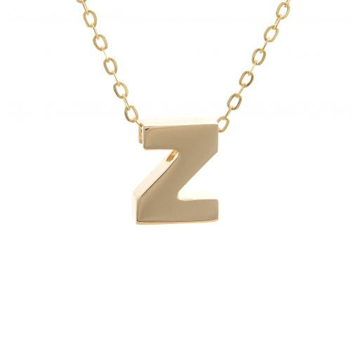 Chunky 8mm Initial Necklace