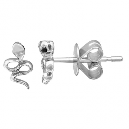 Black Diamiond Eye Snake Studs
